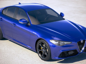 Alfa Romeo Giulia Veloce 2018 Modello 3D