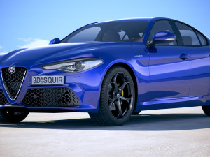 Alfa Romeo Giulia Veloce 2018 Modello 3D