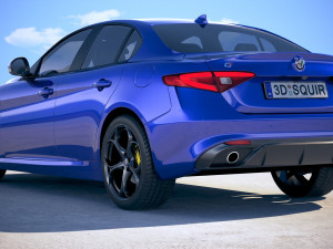 Alfa Romeo Giulia Veloce 2018 Modello 3D