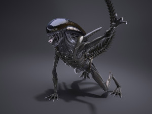 Alien Xenomorph High Detail 3D Модель