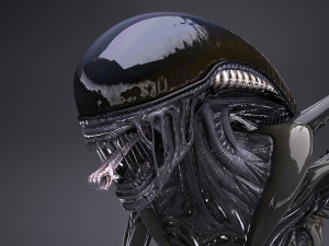 Alien Xenomorph High Detail 3D Модель