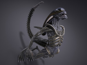 Alien Xenomorph High Detail 3D Модель