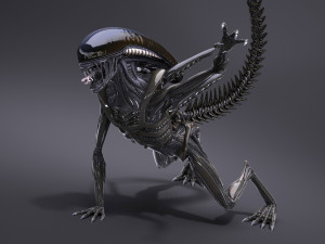 Alien Xenomorph High Detail 3D Модель