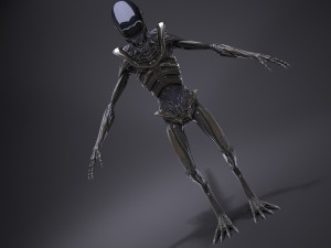 Alien Xenomorph High Detail 3D Модель