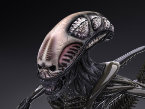 Alien Xenomorph High Detail 3D Модель