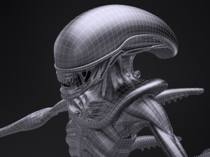 Alien Xenomorph High Detail 3D Модель