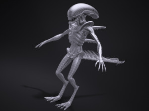 Alien Xenomorph High Detail 3D Модель