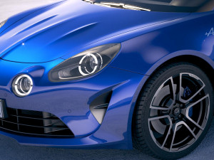 Alpine A110 2018 3D मॉडल