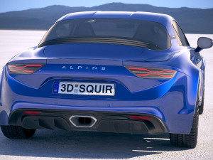 Alpine A110 2018 3D मॉडल