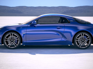 Alpine A110 2018 3D मॉडल
