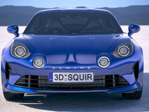 Alpine A110 2018 3D Model