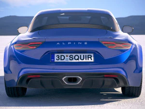 Alpine A110 2018 3D Model