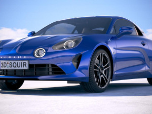 Alpine A110 2018 3D मॉडल