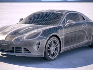 Alpine A110 2018 3D मॉडल