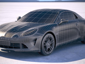 Alpine A110 2018 3D मॉडल