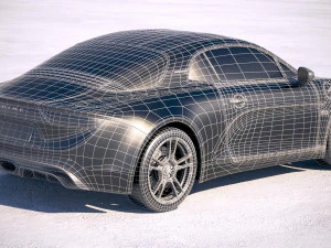 Alpine A110 2018 3D Model