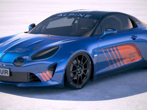 Piala Alpen A110 2018 Model 3D