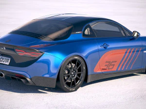Alpine A110 Cup 2018 3D Model