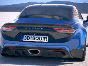 Alpine A110 Cup 2018 3D Model
