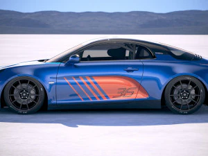 Alpine A110 Cup 2018 3D Model