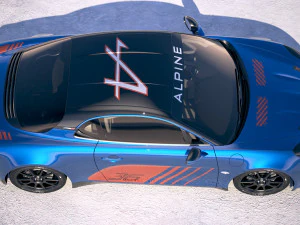Alpine A110 Cup 2018 3D Model