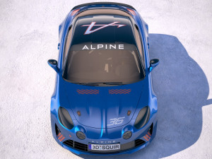 Alpine A110 Cup 2018 3D Модель