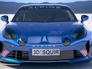 Alpine A110 Cup 2018 3D Model