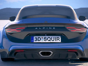 Alpine A110 Cup 2018 3D Model