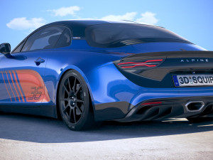 Alpine A110 Cup 2018 3D Модель