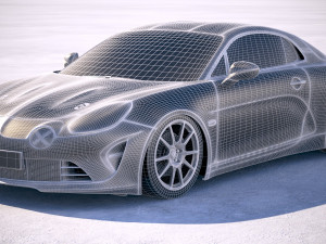 Alpine A110 Cup 2018 3D Модель