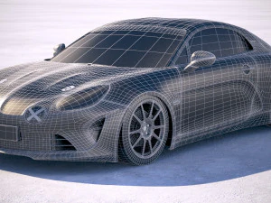 Alpine A110 Cup 2018 3D Model