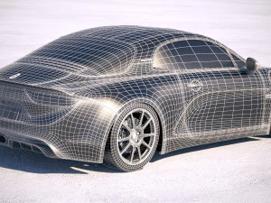 Alpine A110 Cup 2018 3D Model