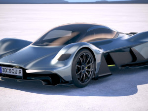 Aston Martin am RB 001 2018 3D Model