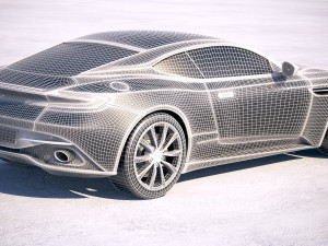Aston Martin DB11 v8 2018 3D Model