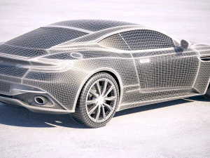 Aston Martin DB11 v8 2018 3D Model