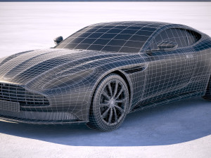 Aston Martin DB11 v8 2018 3D Model