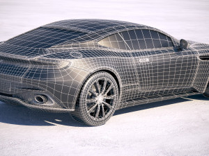 Aston Martin DB11 v8 2018 3D Model