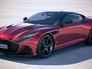 Aston Martin DBS Superleggera 2019 3D Model