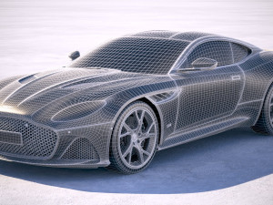 Aston Martin DBS Superleggera 2019 Modelo 3D