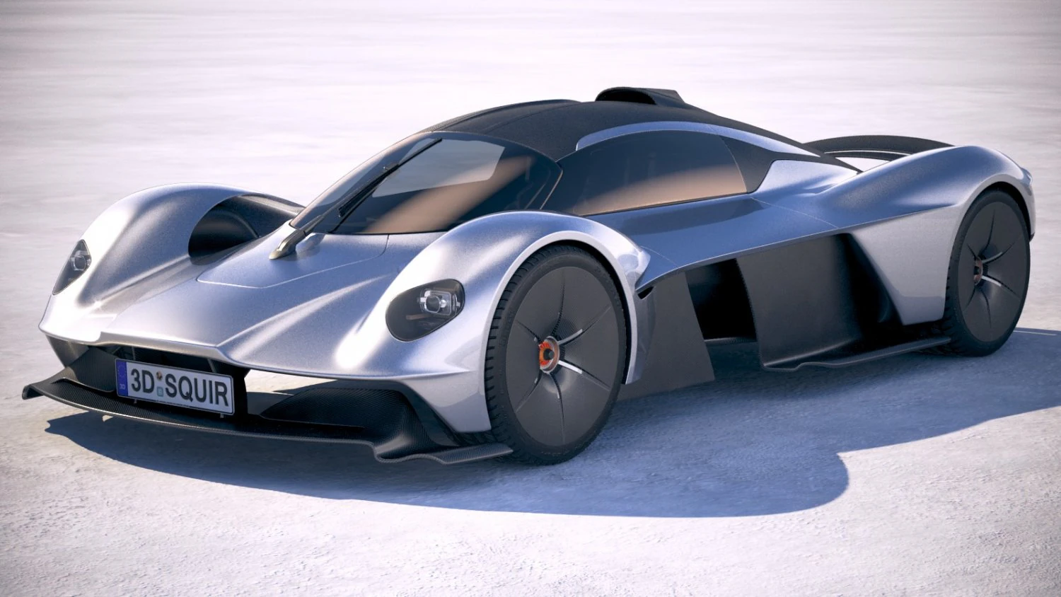 Aston Martin Valkyrie 2018 3D Model .c4d .max .obj .3ds .fbx .stl .blend