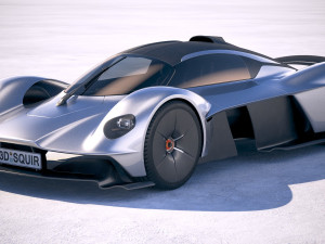 Aston Martin Valkyrie 2018 3D Model