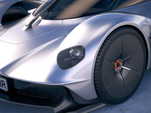 Aston Martin Valkyrie 2018 3D Model