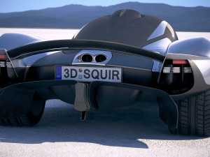 Aston Martin Valkyrie 2018 3D Model