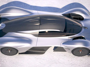 Aston Martin Valkyrie 2018 3D Model