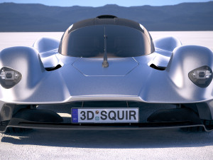 Aston Martin Valkyrie 2018 3D Model