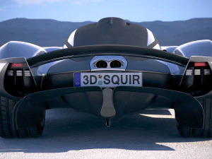 Aston Martin Valkyrie 2018 3D Model