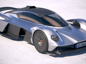 Aston Martin Valkyrie 2018 3D Model