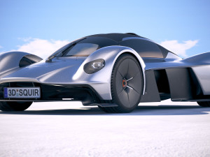 Aston Martin Valkyrie 2018 3D Model