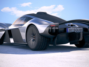 Aston Martin Valkyrie 2018 3D Model