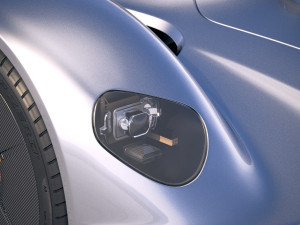 Aston Martin Valkyrie 2018 3D Model